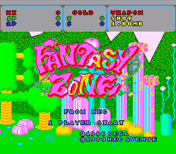 Fantasy Zone screenshot 2 for Sega Saturn